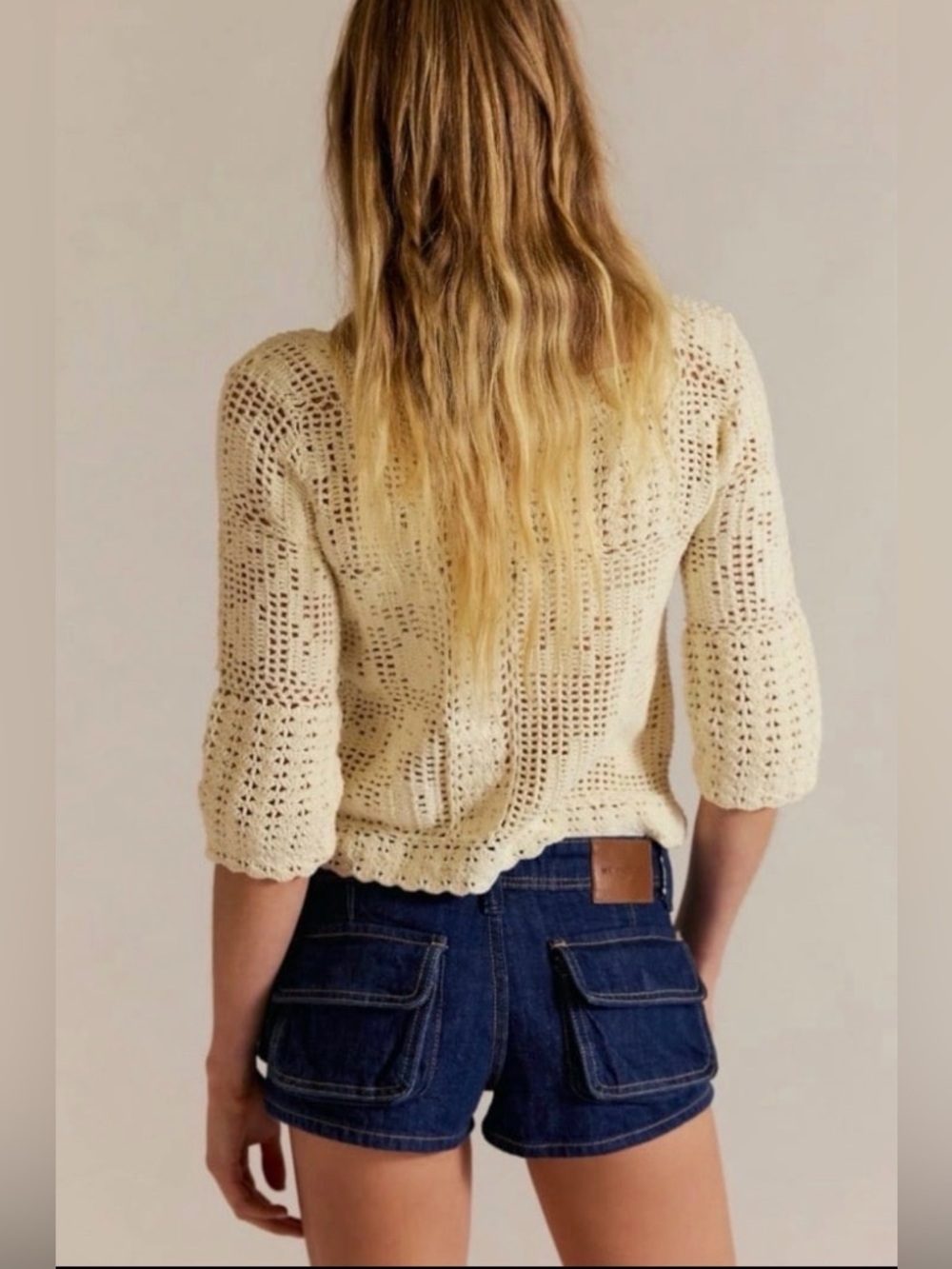 FREE PEOPLE We The Free Knock Out Shorties DENIM SHORTS - Picture 3 of 12